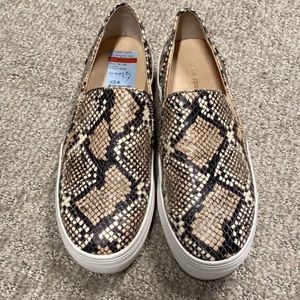 Kate Spade Snake Print Slip- on Sneakers Sz 7.5